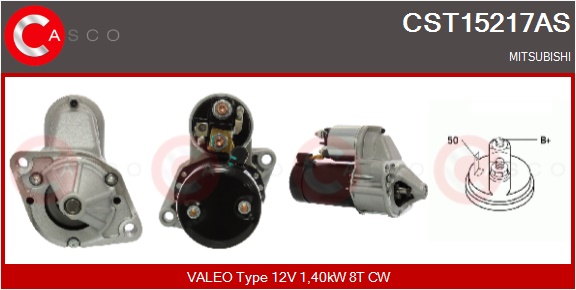 CASCO Starter CST15217AS for MITSUBISHI