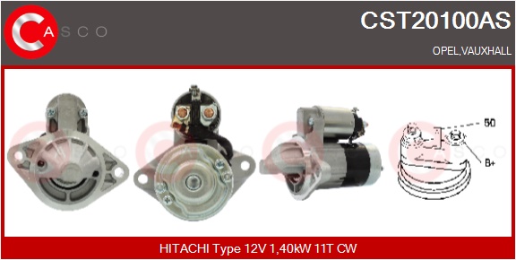 CASCO Starter cst20100as for OPEL ISUZU