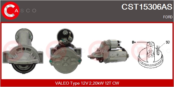 CASCO Starter cst15306as for FORD
