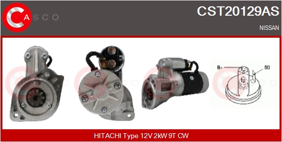 CASCO Starter cst20129as for NISSAN RENAULT