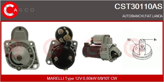 CASCO Starter cst30110as for FIAT GENERAL MOTORS