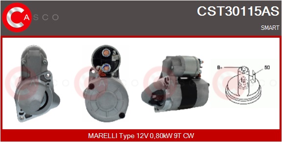 CASCO Starter cst30115as for MERCEDES-BENZ