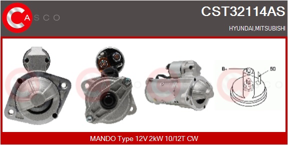 CASCO Starter cst32114as for HYUNDAI MITSUBISHI