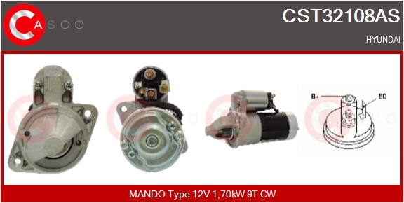 CASCO Starter cst32108as for HYUNDAI