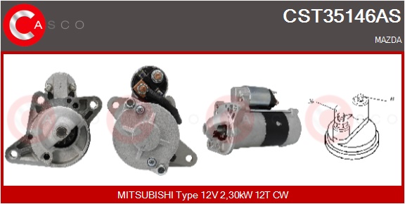 CASCO Starter cst35146as for MAZDA MITSUBISHI