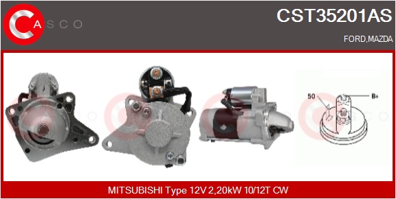 CASCO Starter cst35201as for FORD MITSUBISHI MAZDA GENERAL MOTORS