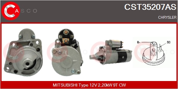 CASCO Starter cst35207as for CHRYSLER MITSUBISHI