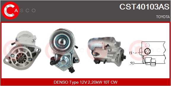 CASCO Starter cst40103as for TOYOTA