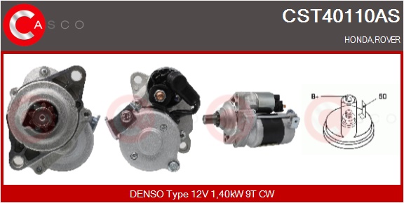CASCO Starter cst40110as for HONDA