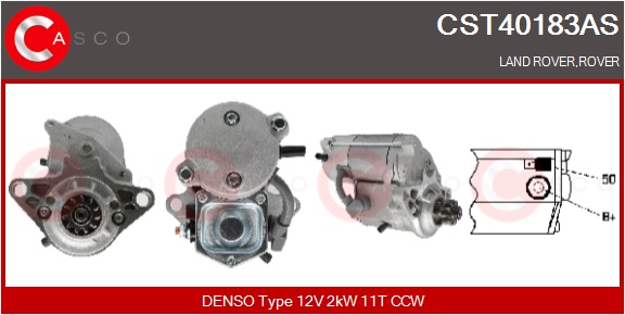 CASCO Starter cst40183as for HONDA ROVER