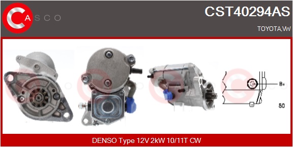 CASCO Starter cst40294as for TOYOTA