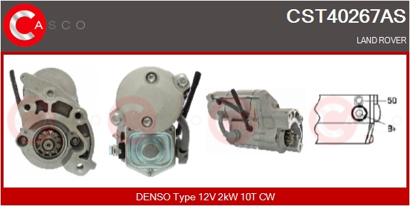 CASCO Starter CST40267AS for ROVER FORD LAND ROVER