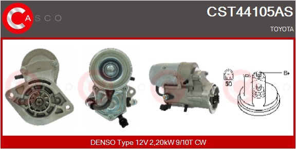 CASCO Starter cst44105as for TOYOTA