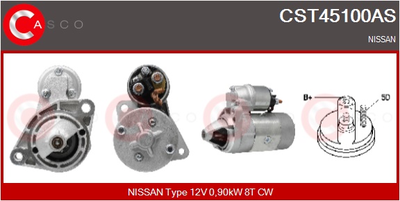 CASCO Starter cst45100as for RENAULT NISSAN