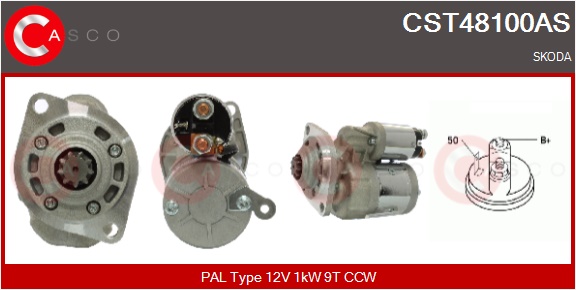 CASCO Starter cst48100as for VAG