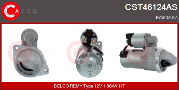 CASCO Starter cst46124as for HYUNDAI