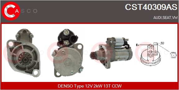 CASCO Starter cst40309as for VAG