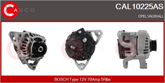 CASCO Generator cal10225as for OPEL VAUXHALL