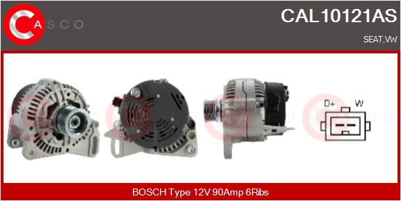 CASCO Generator cal10121as for VAG