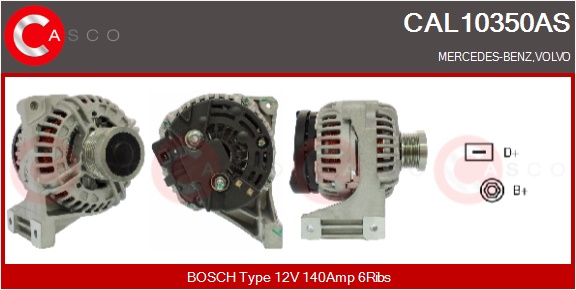 CASCO Generator cal10350as for VOLVO