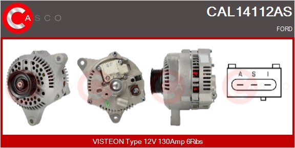 CASCO Generator cal14112as for FORD