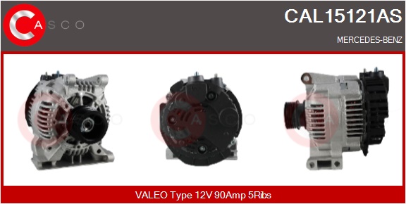 CASCO Generator cal15121as for MERCEDES-BENZ