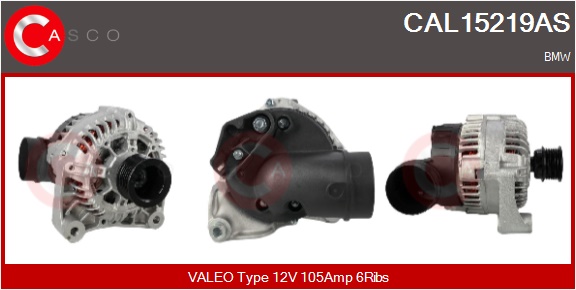 CASCO Generator cal15219as for BMW