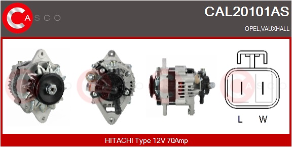 CASCO Generator cal20101as for OPEL GENERAL MOTORS ISUZU VAUXHALL