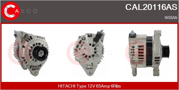 CASCO Generator cal20116as for NISSAN