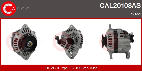 CASCO Generator cal20108as for ISUZU MITSUBISHI NISSAN