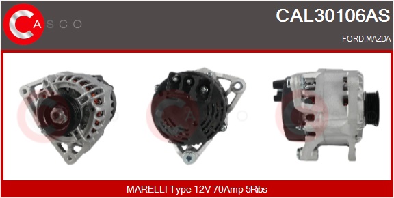 CASCO Generator cal30106as for FORD MAZDA