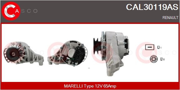 CASCO Generator cal30119as for RENAULT