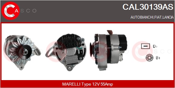 CASCO Generator cal30139as for FIAT