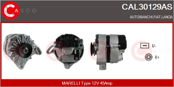 CASCO Generator cal30129as for FIAT