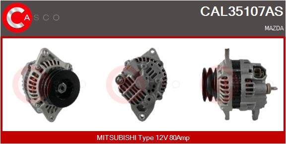 CASCO Generator cal35107as for MAZDA MITSUBISHI