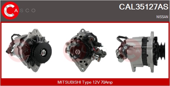 CASCO Generator cal35127as for MITSUBISHI NISSAN