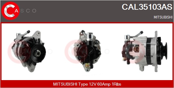 CASCO Generator cal35103as for HYUNDAI MITSUBISHI