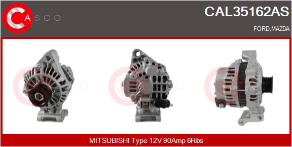 CASCO Generator cal35162as for FORD MAZDA MITSUBISHI