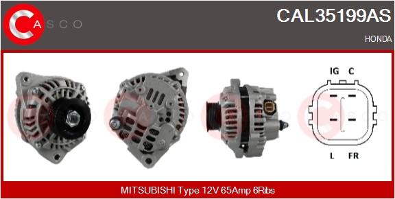 CASCO Generator cal35199as for HONDA MITSUBISHI
