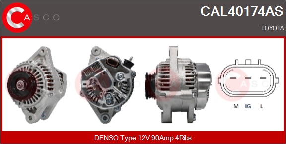 CASCO Generator cal40174as for TOYOTA
