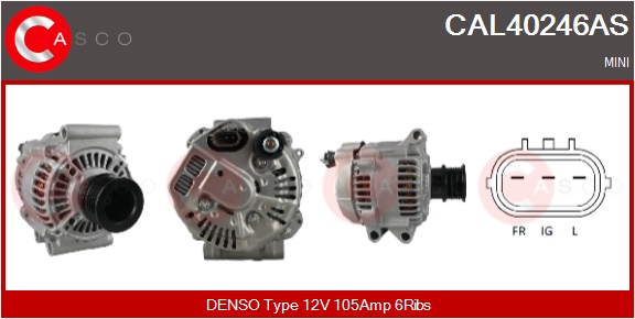 CASCO Generator cal40246as for BMW ROVER