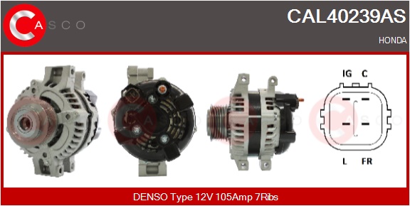 CASCO Generator cal40239as for HONDA MAZDA