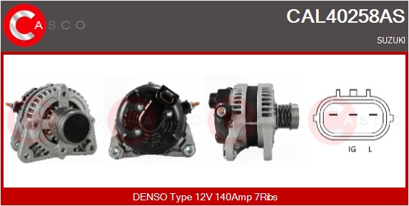CASCO Generator cal40258as for SUZUKI