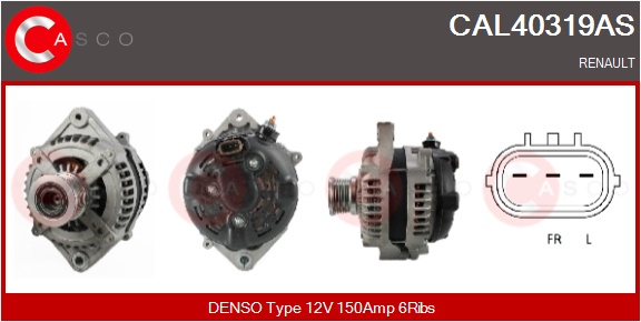CASCO Generator cal40319as for ISUZU RENAULT CITROËN/PEUGEOT
