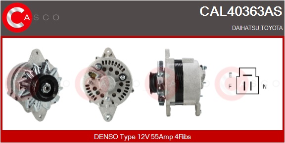 CASCO Generator cal40363as for TOYOTA