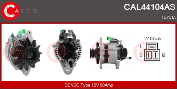 CASCO Generator cal44104as for TOYOTA