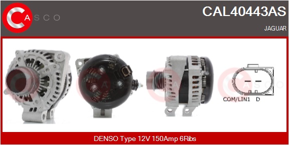 CASCO Generator cal40443as for JAGUAR