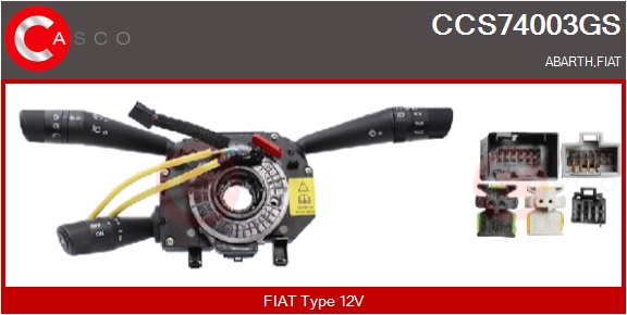 CASCO Ratstammekontakt ccs74003gs for FIAT