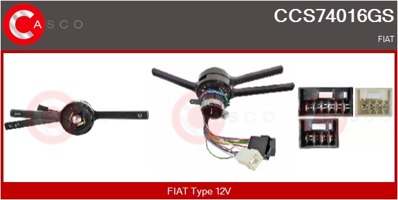 CASCO Ratstammekontakt ccs74016gs for FIAT