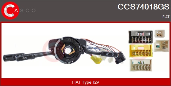 CASCO Ratstammekontakt ccs74018gs for FIAT